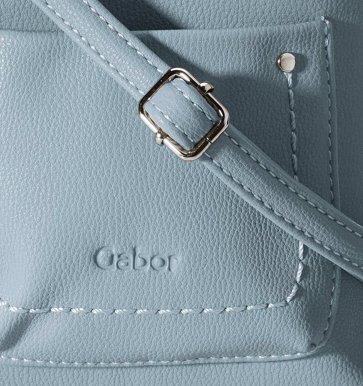 Gabor Leonie Cross Bag, Mid Blue, Cross bag M - Image 5