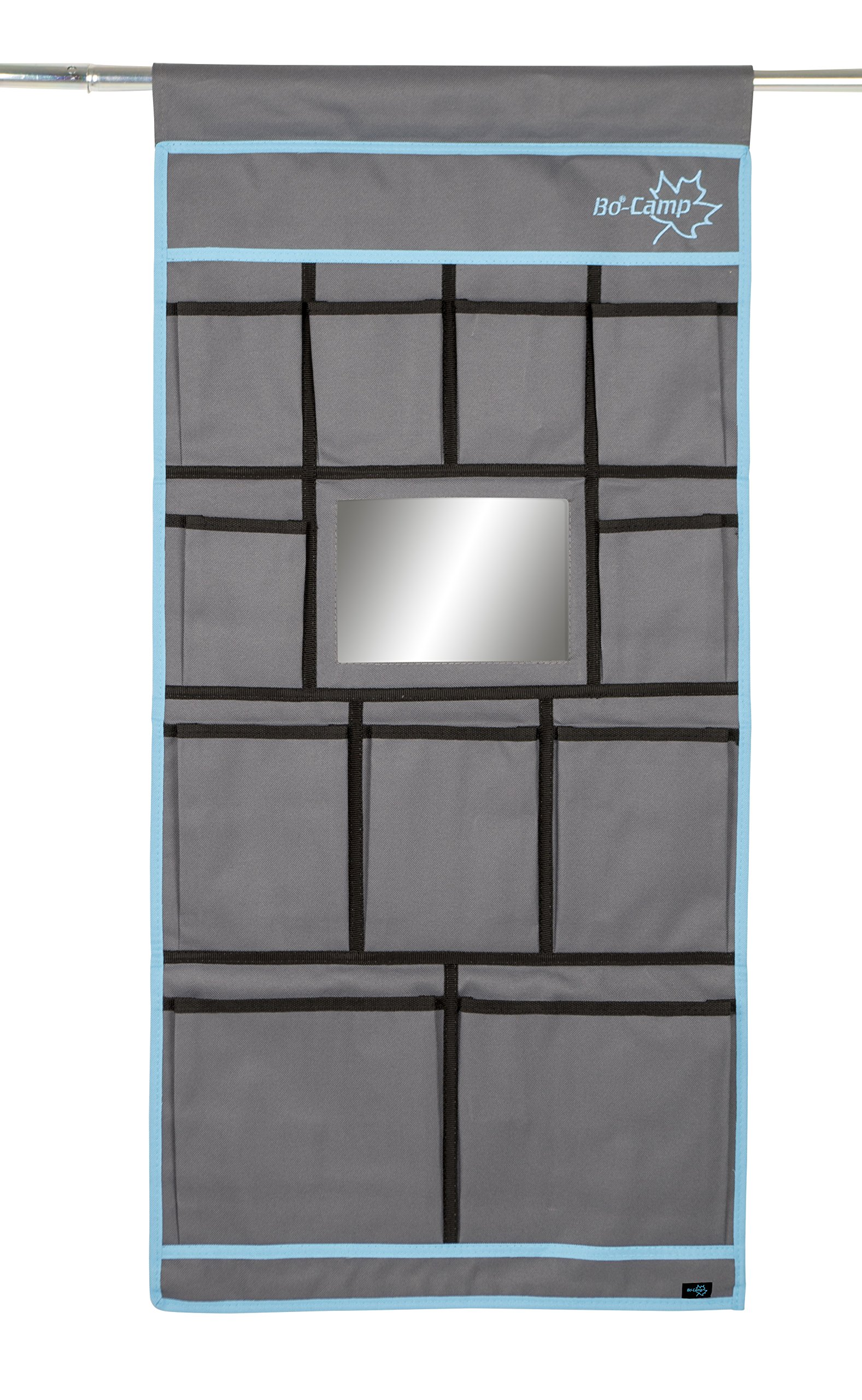 Bo-Camp - Tent organizer - 11 pockets - Mirror - 45x90cm, Anthracite