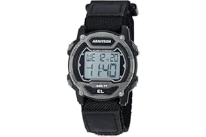 Armitron Sport Unisex Digital Chronograph Nylon Strap Watch, 45-7004