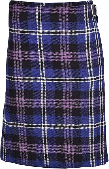 purple tartan kilt