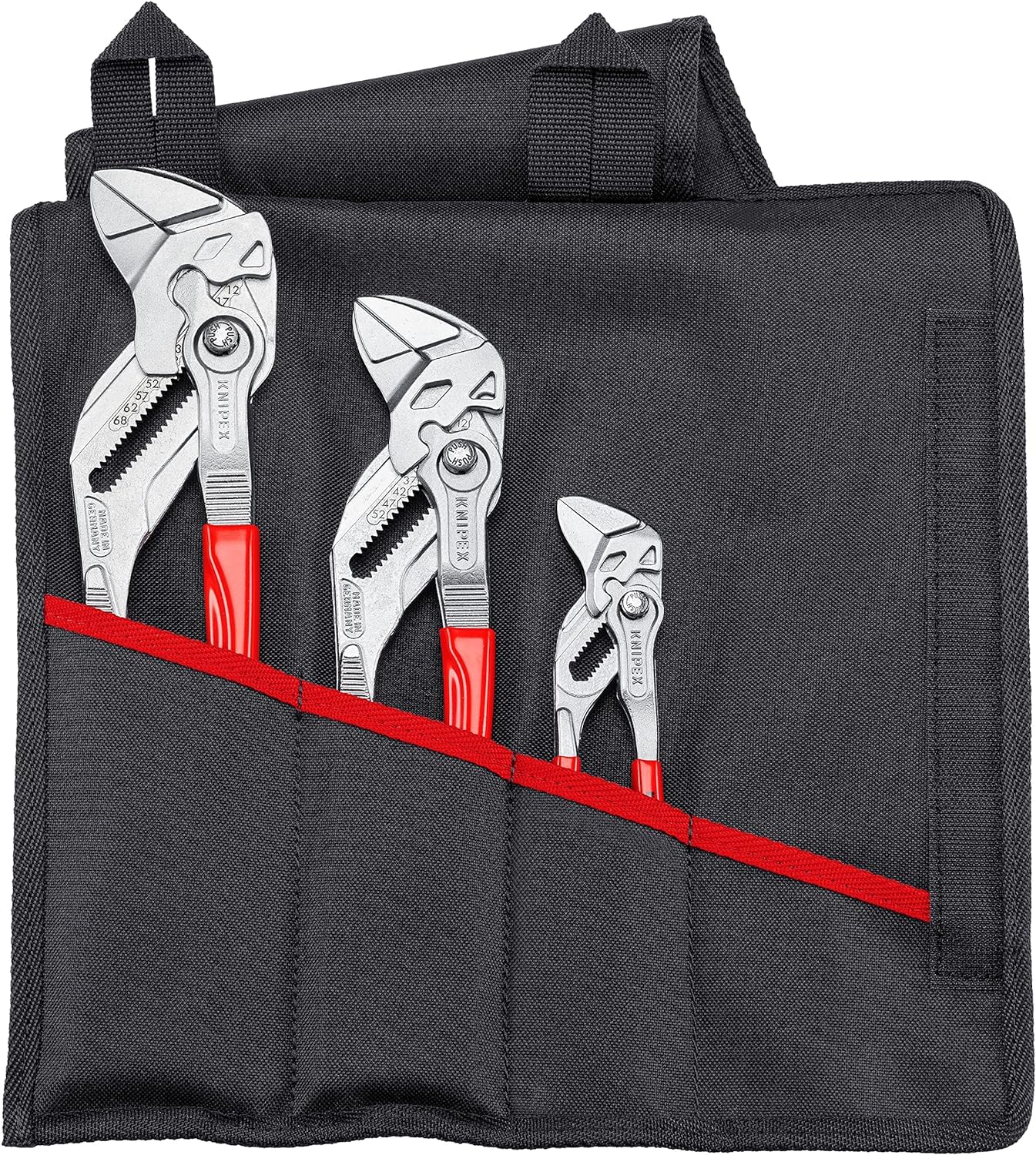 KNIPEX Set of Pliers Wrenches 3 Parts 330 mm, 00 19 55 S7