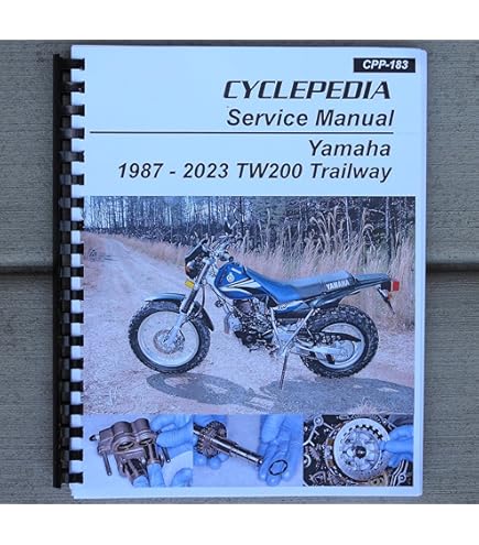 Yamaha TW200 サービスマニュアル 3冊セット Amazon.com: i5motorcycle Service & Repair Manual for Yamaha TW200