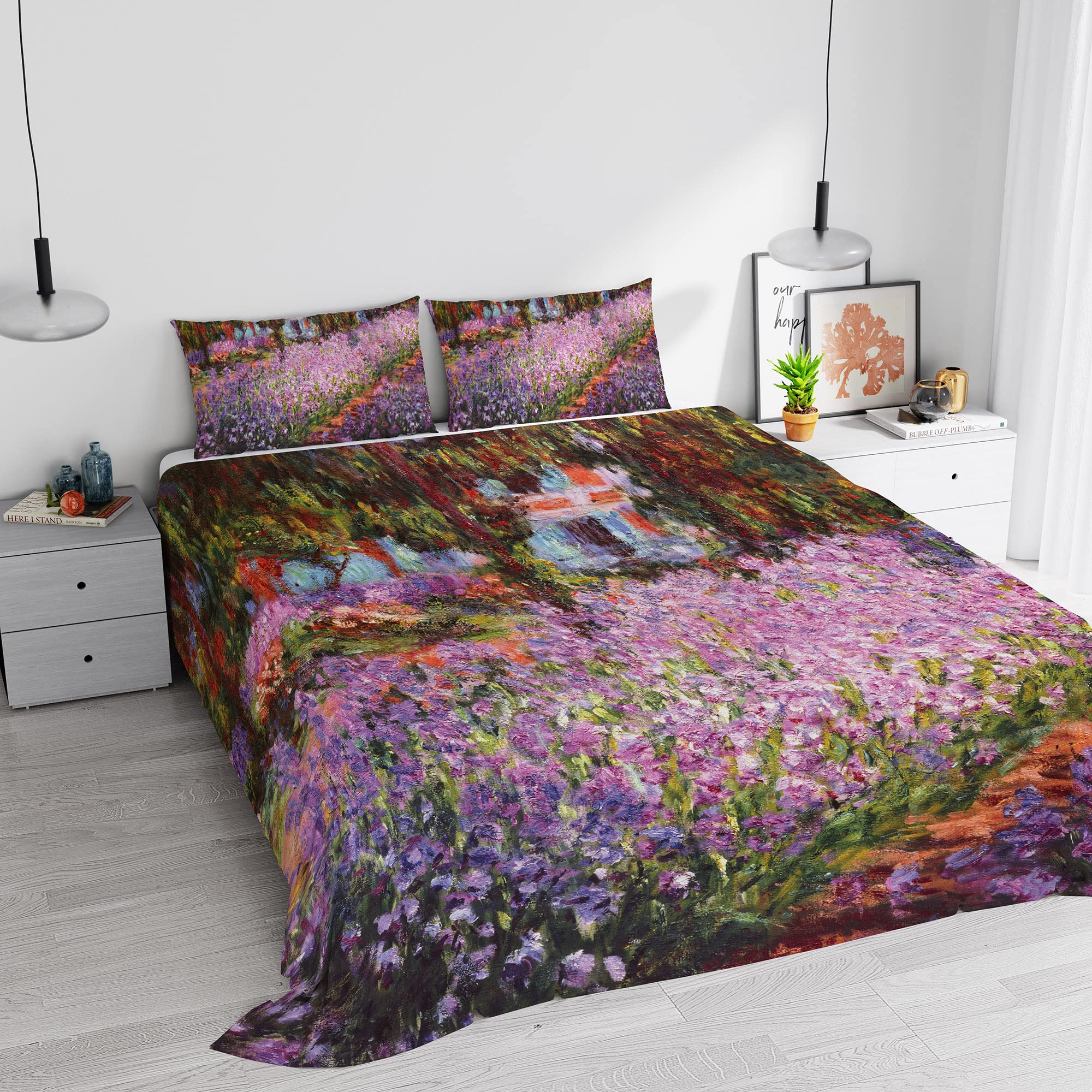 Italian Bed Linen SOGNI D'AUTORE, SD-55, 100% Cotton Bed Linen Set, Double