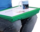 Optimal Products Lap Tray Bean Bag His Lordship Soft Cushion Retro Design view 3