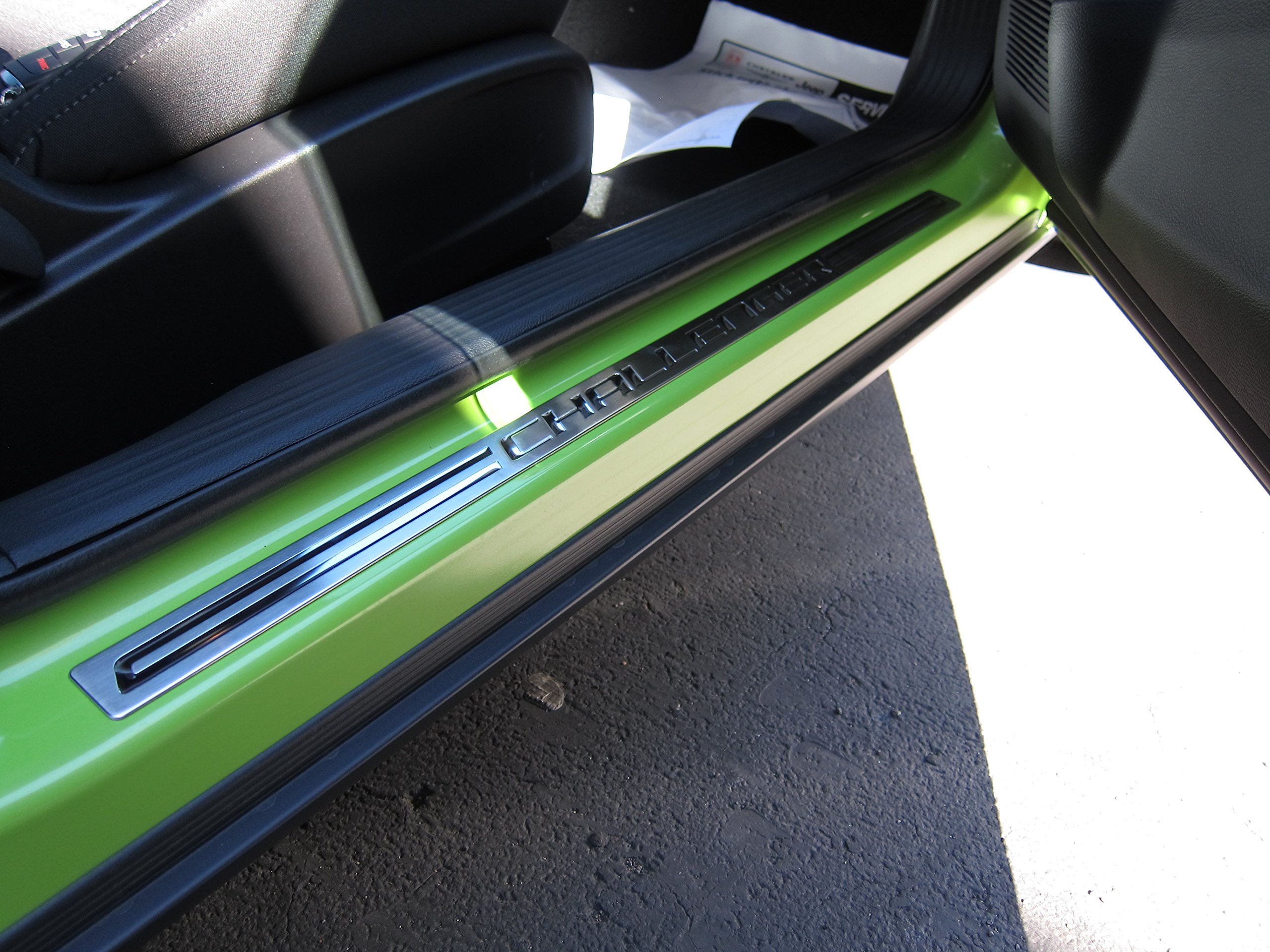 Dodge Challenger Stainless Steel Sill Guards Protectors Set of 2 OEM