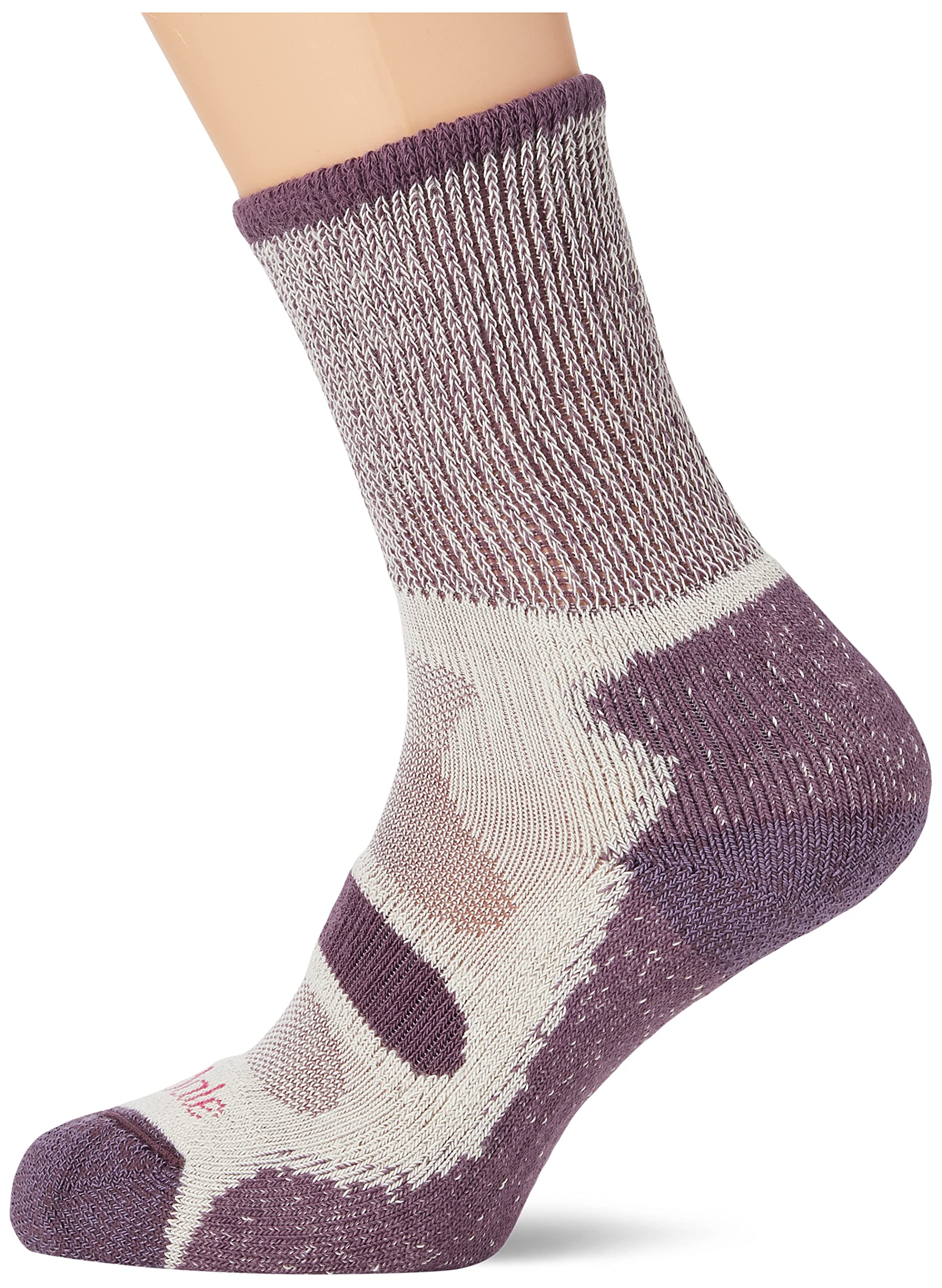 Bridgedale HIKE Lightweight Cotton Cool Comfort Boot-Women's- Medium-Plum