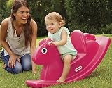 Little Tikes Rocking Horse Toddler Toy Magenta Safe Stable Handles 18m+ view 2