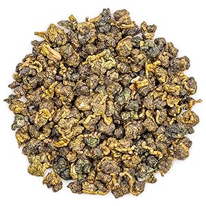 Oriarm 250g / 8.82oz Jasmine Oolong Tea Lose Leaf - Taiwan Oolong Jasmine Tea Leaves - High Mountain Wulong Green Tea with Jasmine - Brew Hot or Iced Tea