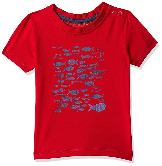 Baby Boys Animal Print Regular Fit T-Shirt