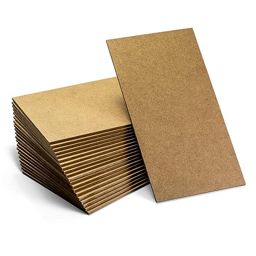 Officemate 5”x9” MDF Board for Crafts, Medium Density Fiberboard