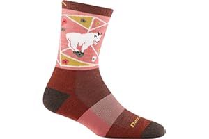 DARN TOUGH VERMONT Darn Tough Women's Critter Club Micro Crew Lightweight with Cushion Sock (Style 5001) -
