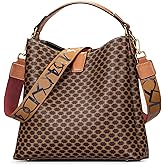 IBFUN Women Satchel Handbag Purse Ladies Leather Vintage Top Handle Tote Handbag