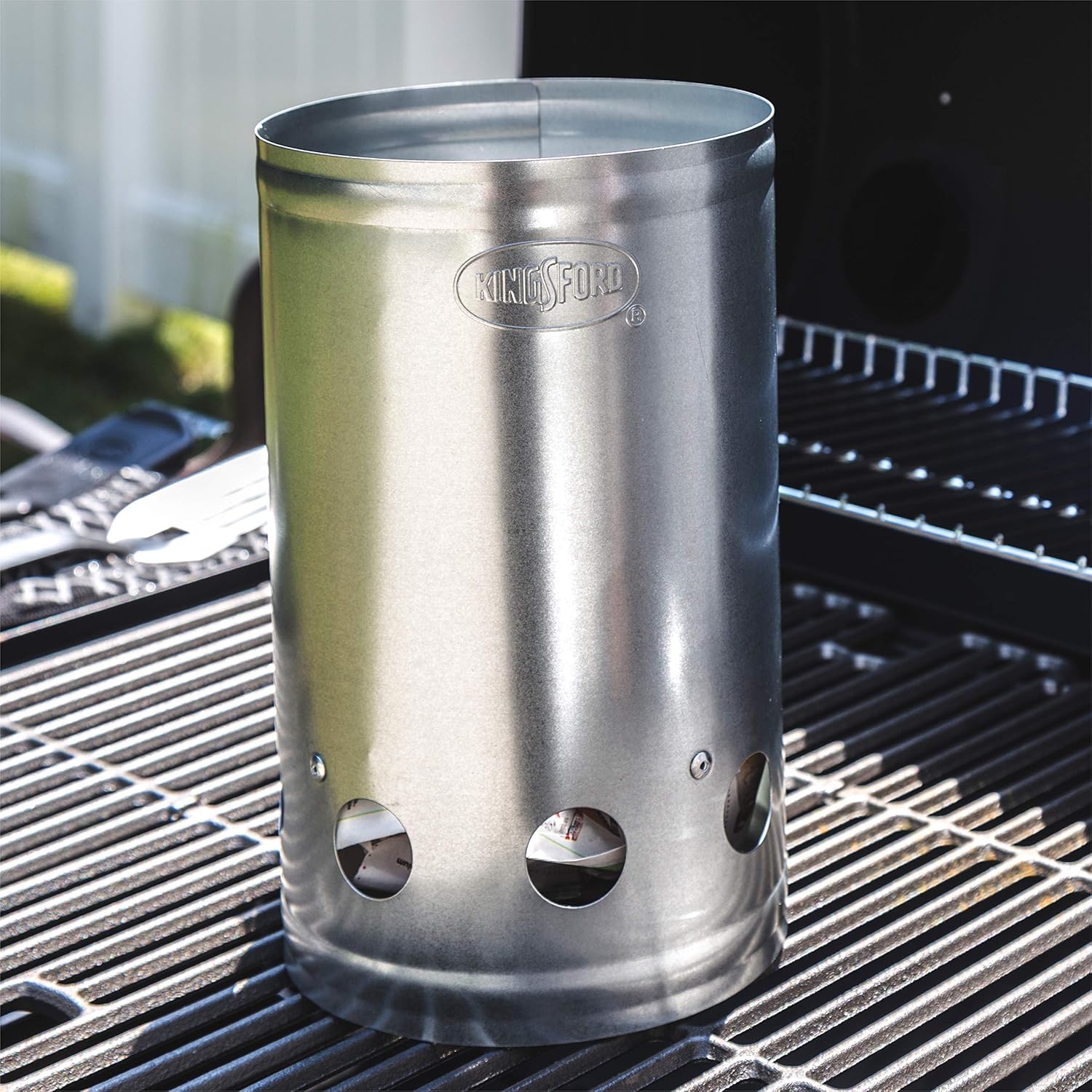 Kingsford Quick Start Charcoal Chimney Starter (BBP0466) : Garden & Outdoor