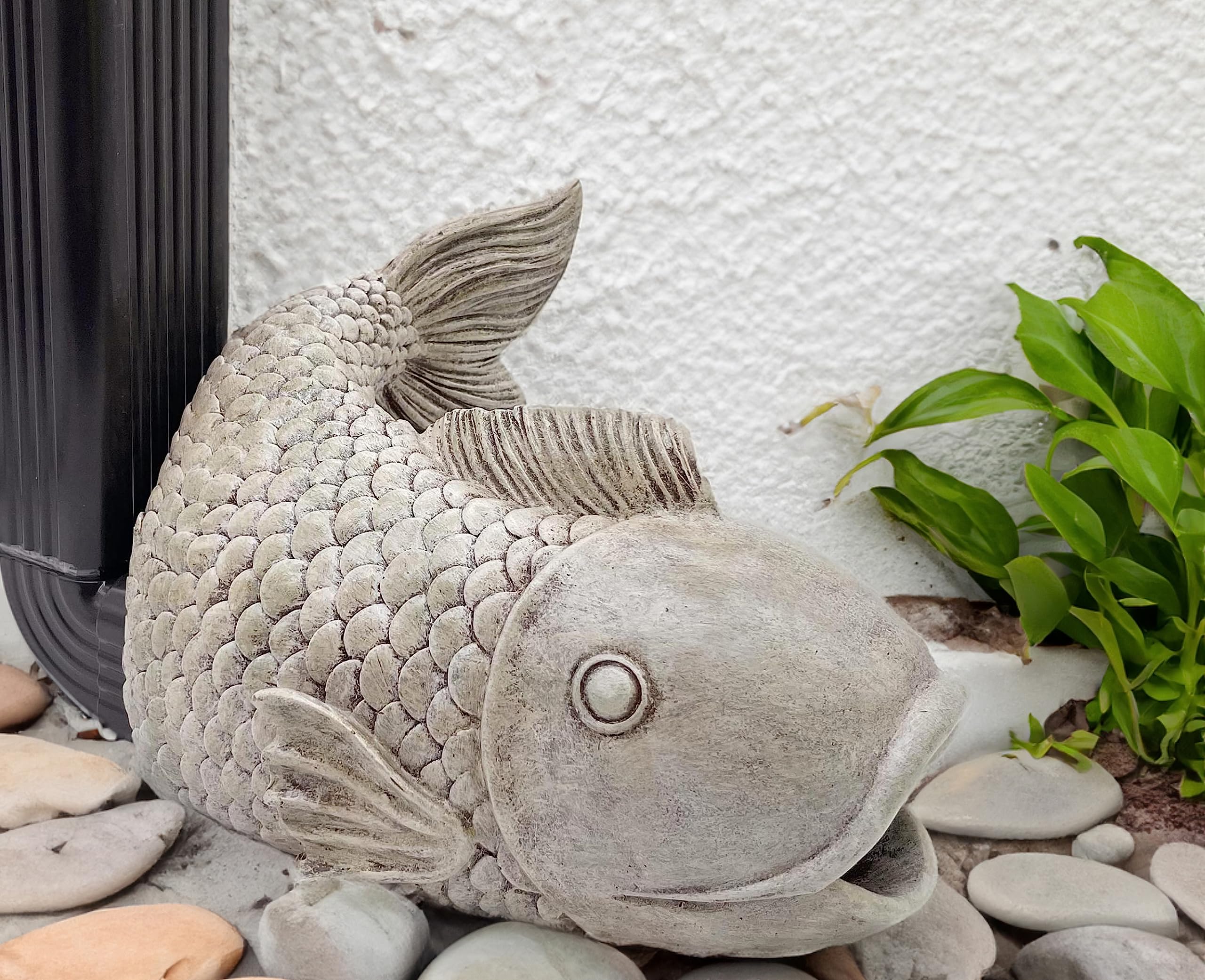 Photo 1 of Teaeeno Fish Gutter Downspout Extension Decoration,Animal Gutter Downspout Decorative,Downspout Extender Diverter Splash Block Sculpture Outdoor Decor,Outdoor Garden Animal Statue Ornaments