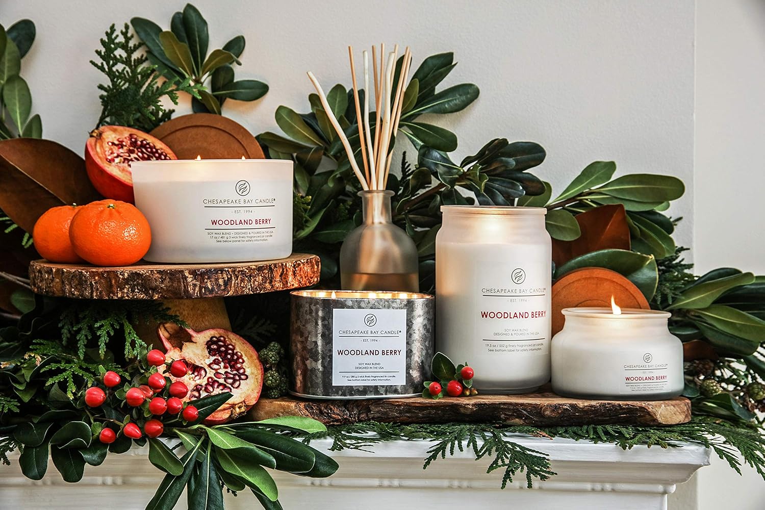 Chesapeake Bay Candle Scented Candle, Cinnamon Spice, Large Jar: Home & Kitchen