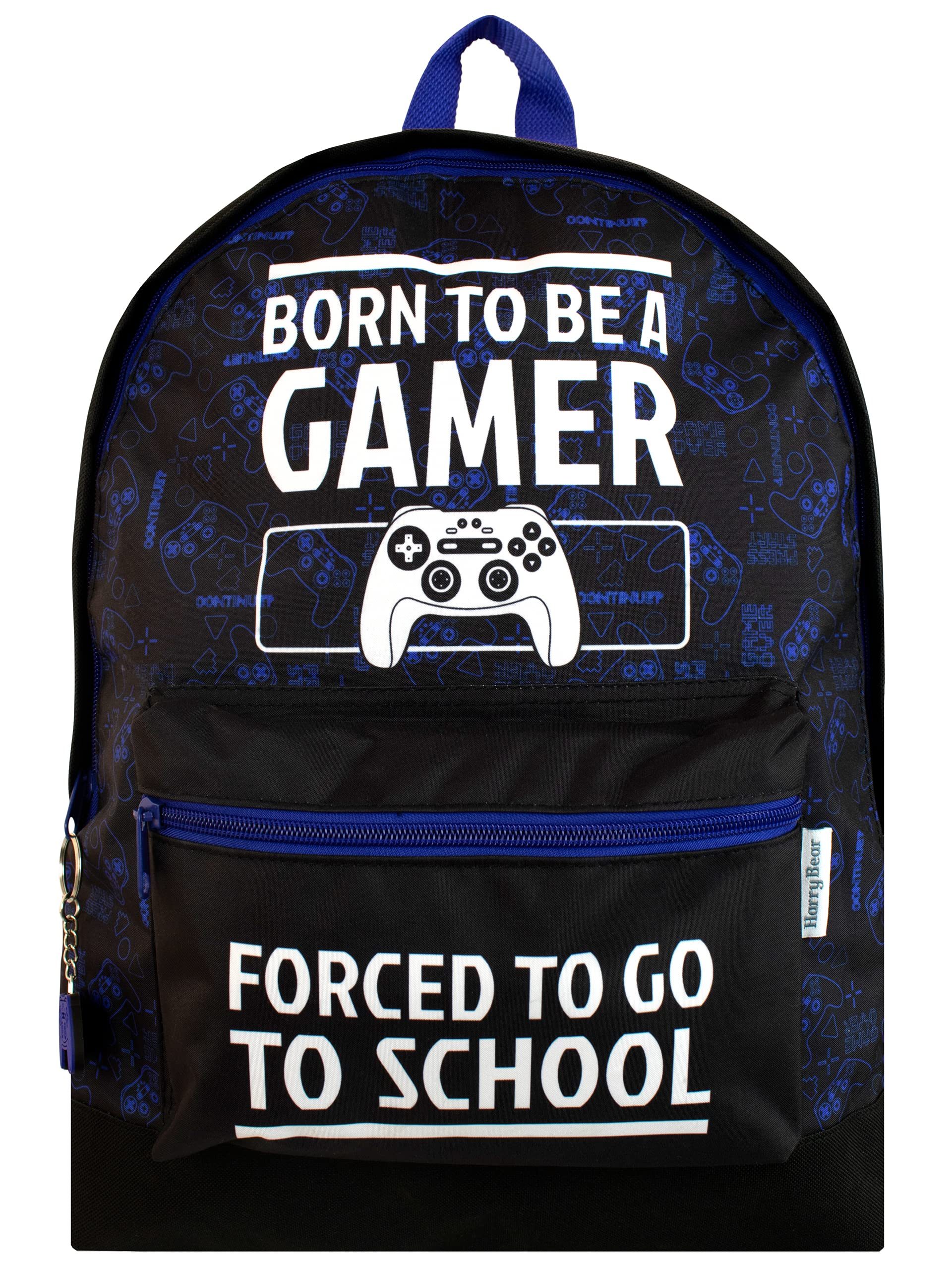 Harry Bear Kids Backpack Gaming Black