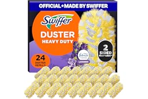 Swiffer Dusters Refill for Cleaning, Feather & Microfiber Duster Alternative, Lavender Scent, 24 Count