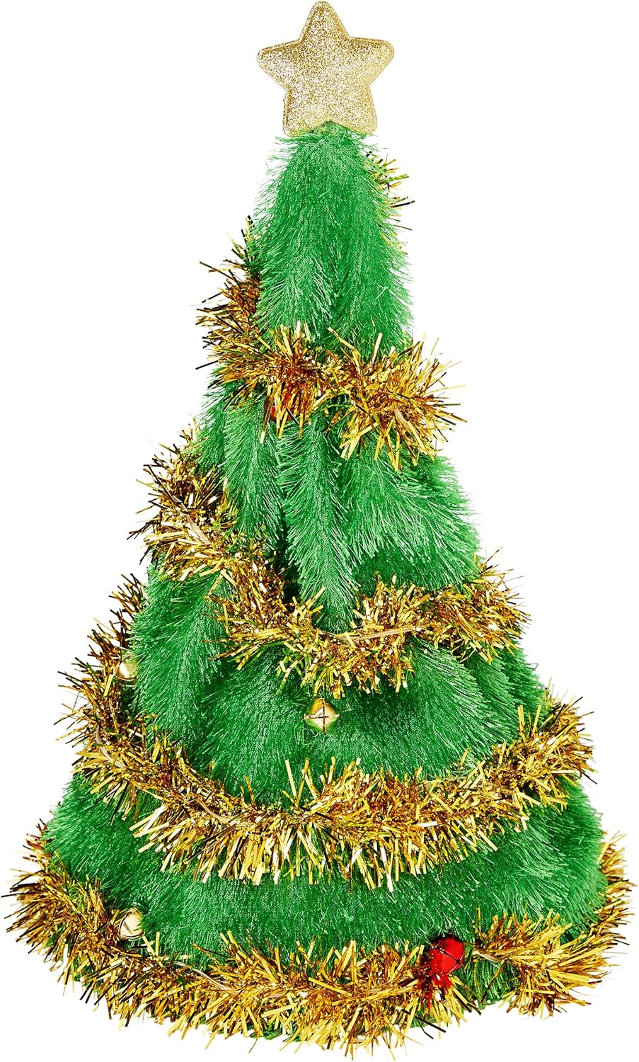 Spencer Gifts Dancing Christmas Tree Hat with Sound Green