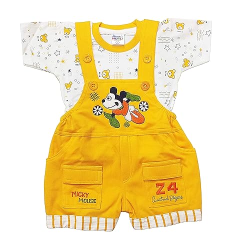 baby girl cotton dungarees