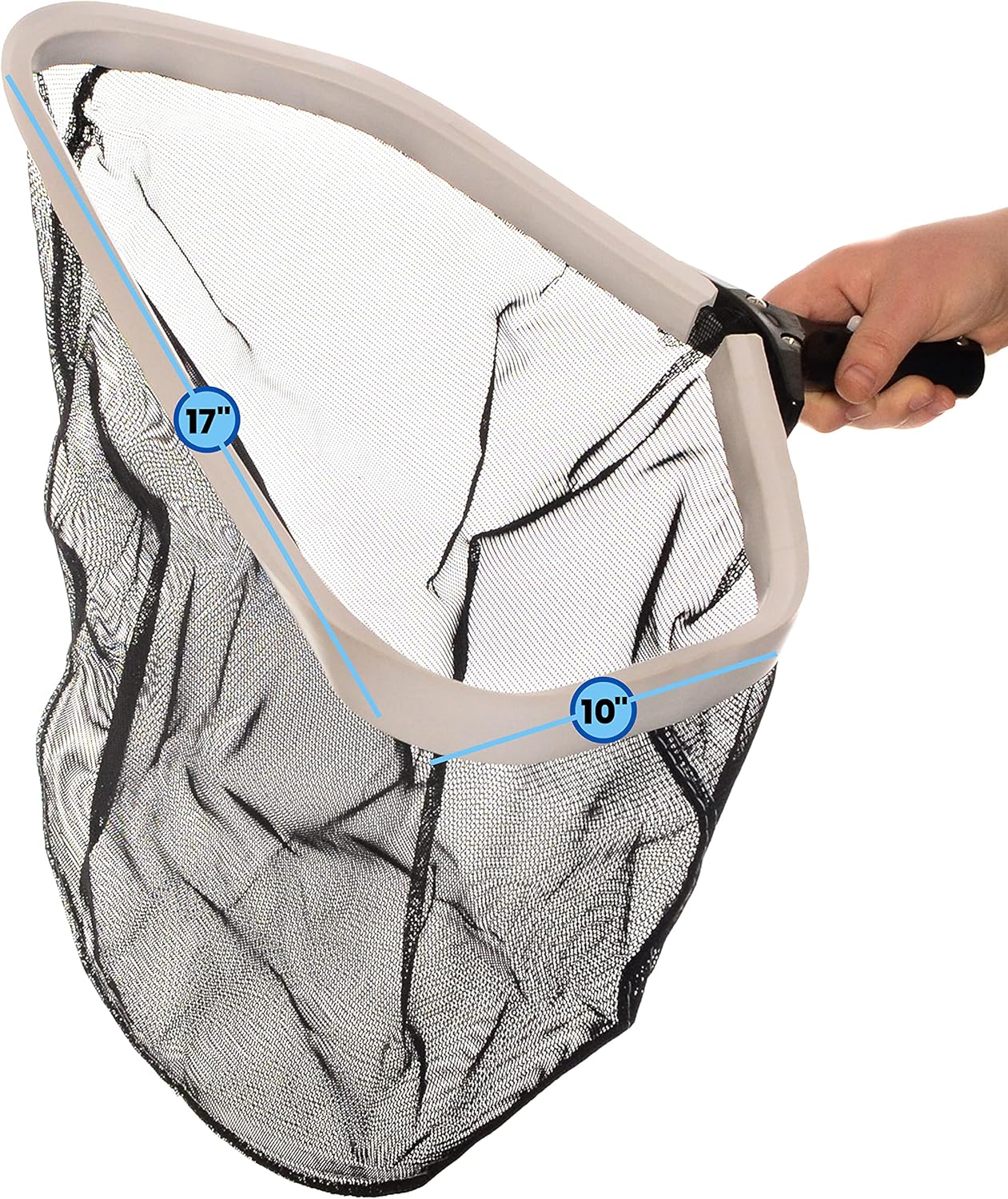 Milliard Pool Skimmer Net Leaf Rake with Deep Bag, Professional Heavy Duty Mesh, Commercial Size : Garden & Outdoor