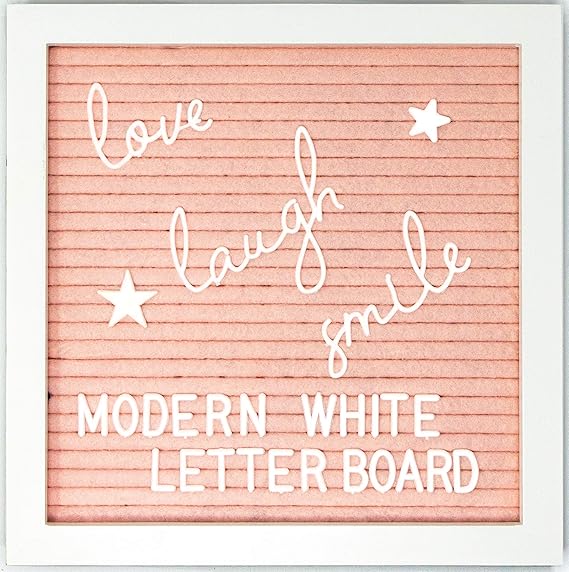 Download Amazon.com : Felt Letter Board Message Board - 10x10 Changeable Message Board with Stand ...