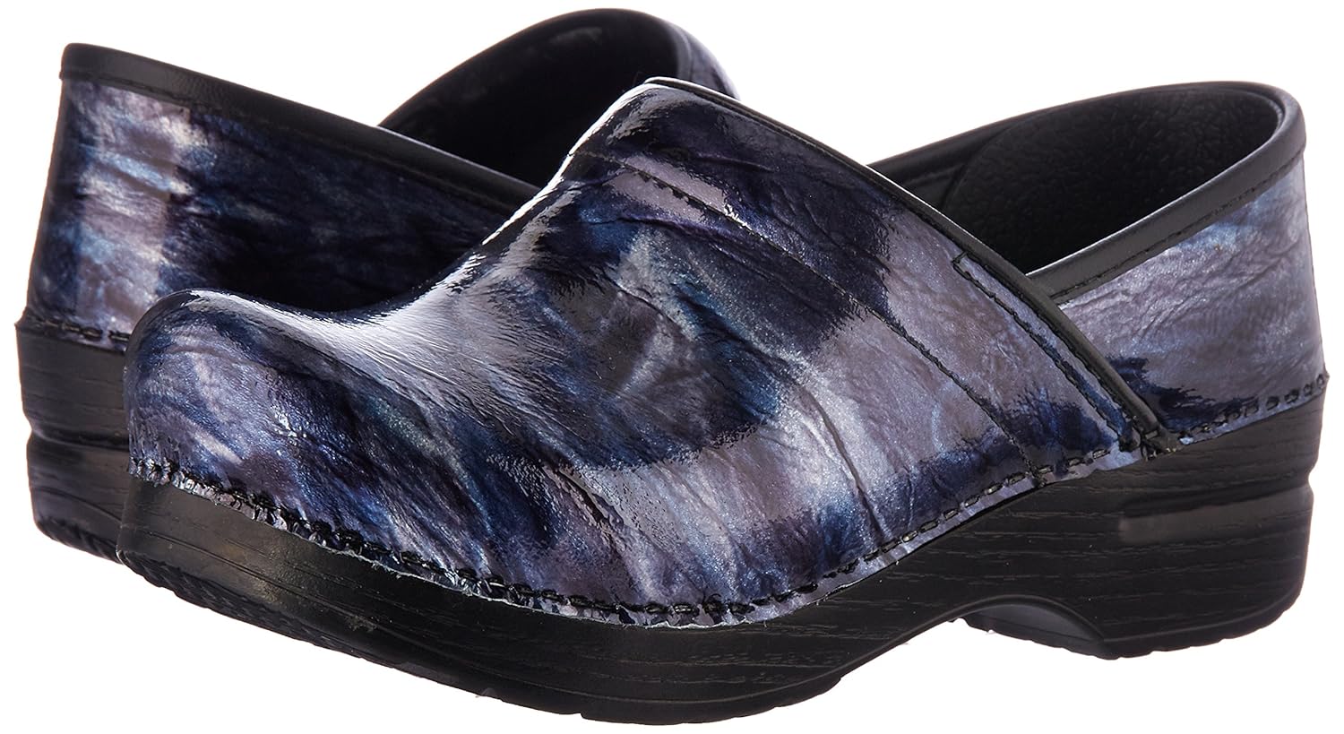 dansko navy crinkle