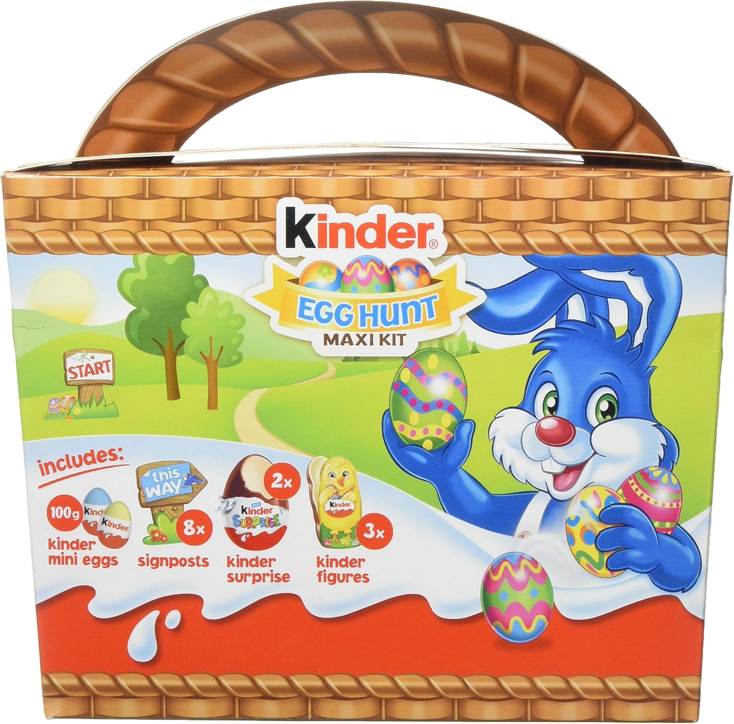 Kinder Easter Egg Hunt Kit, 185 g, Pack 