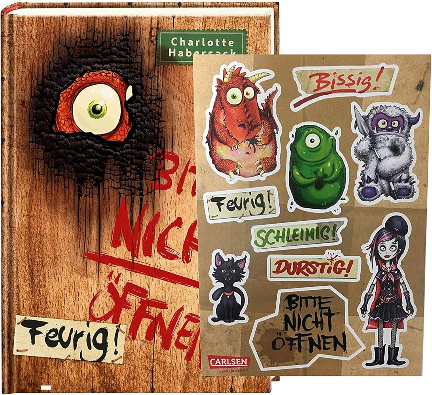 Carlsen Bitte Nicht Offnen 4 Feurig Gebundenes Buch Cooler Stickerbogen Bitte Nicht Offnen Amazon De Spielzeug