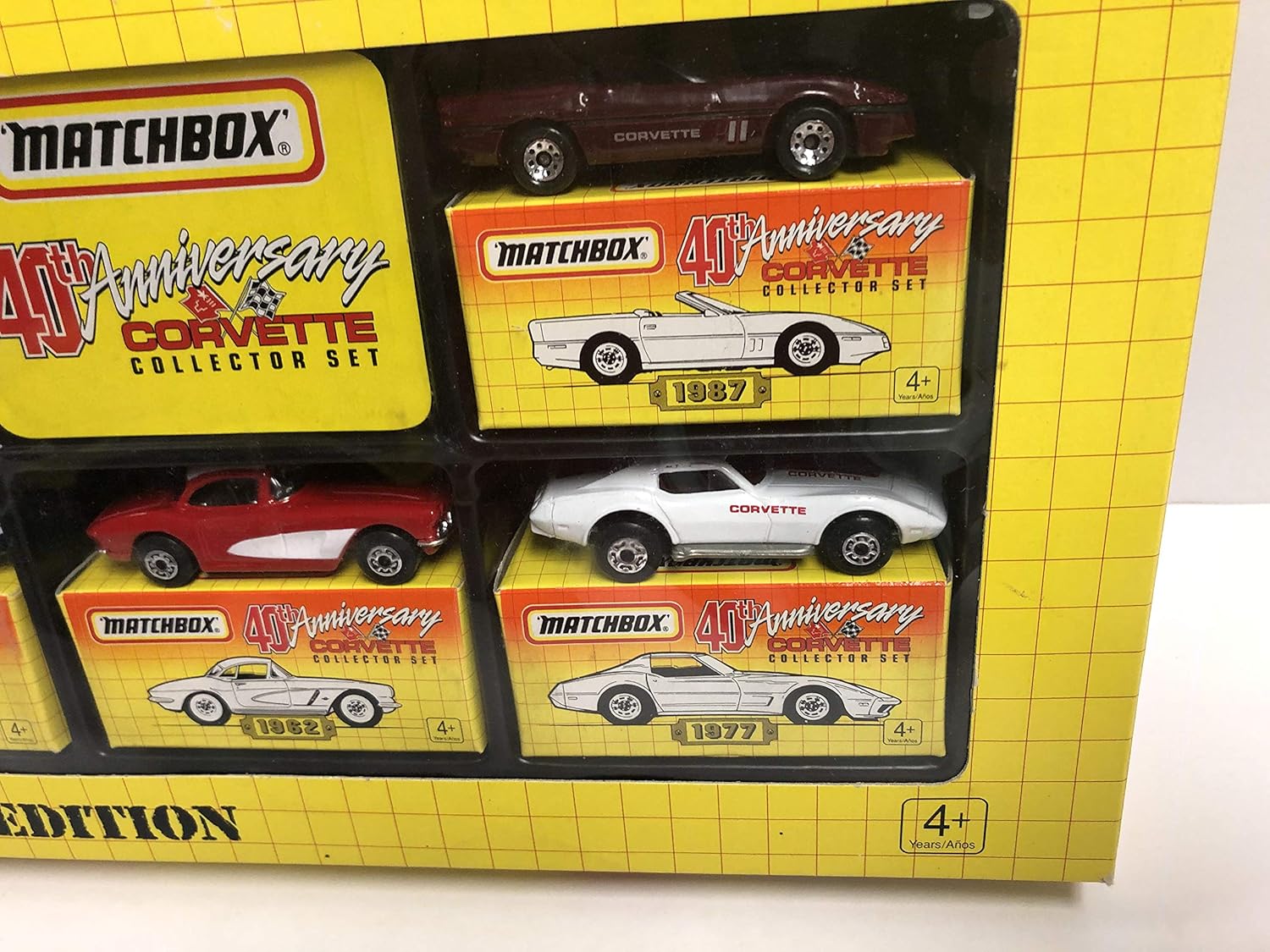 matchbox 40th anniversary corvette collector set