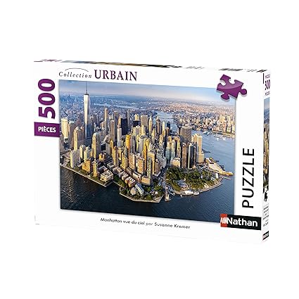 Cubicfun New York City Skyline 3d Model Kits Puzzle Craft Toys Gift 123 Pieces Contemporary Puzzles Puzzles