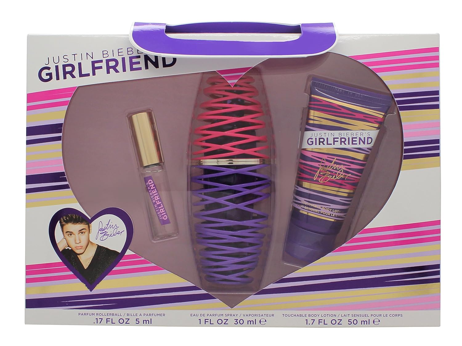 Justin Bieber's Girlfriend 30ml Eau De Parfum Gift Set