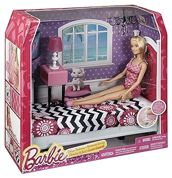 Barbie Doll And Bedroom Furniture Set Multi Color