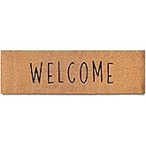 MAINEVENT Welcome Long Door Mat 50x15 Inch, Oversized Welcome Mat, Double Door Mat Outdoor, Outdoor Entrance, Matt Front Door, Long Front Large Mat