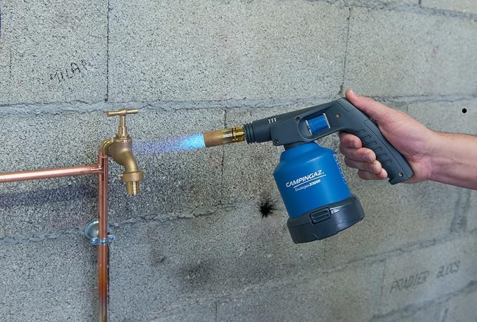 Campingaz 202921 Lámpara soldadura X2000, sin Cartucho, Azul y Negro, 237 x 134 x 136 mm