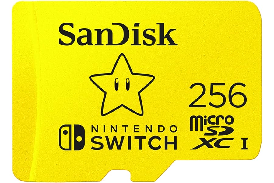 SanDisk 256GB microSDXC-Card, Licensed for Nintendo-Switch - SDSQXAO-256G-GNCZN