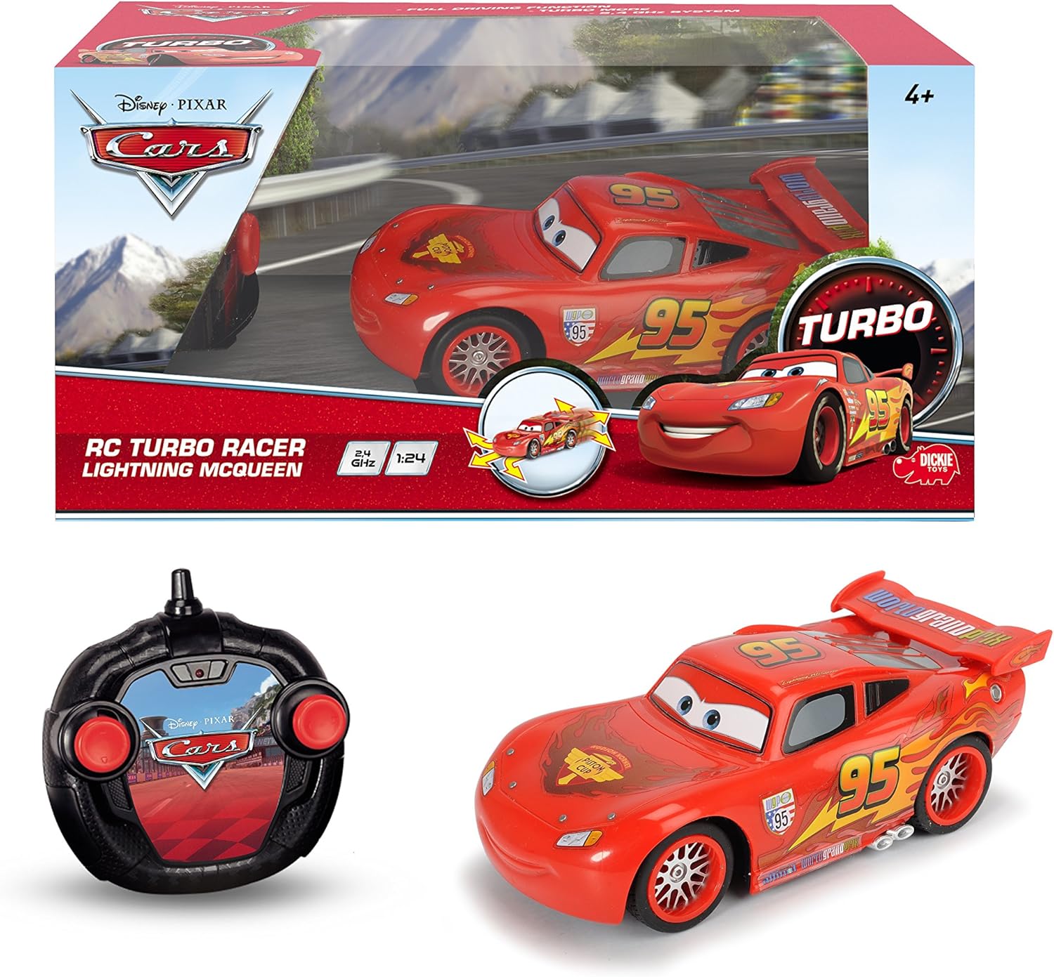 cars 3 lightning mcqueen rc turbo racer car