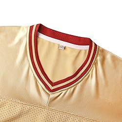 MESOSPERO Blank Football Jersey,Men's 90s Hip Hop