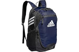 adidas Unisex-Adult Stadium Soccer Backpack, Navy, One Size Fits All