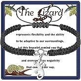 Yvesmillauly Bracelets Cute Lizard Bracelet for Women Men, Lizard Lovers Gift, Exquisite Lizard Jewelry Gift for Birthday Christmas Animal Lover