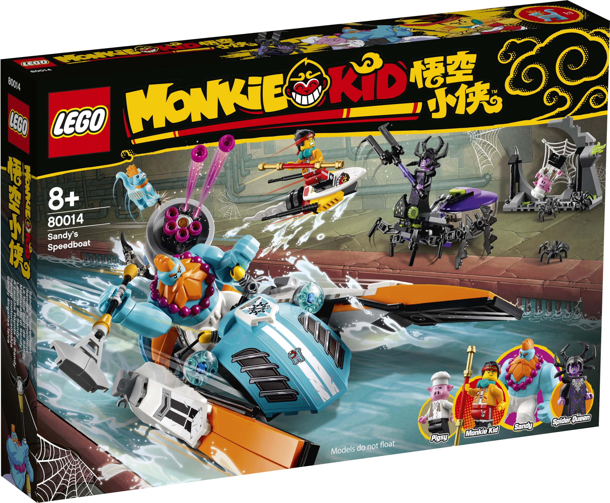 LEGO Monkie Kid 80014 Sandy's Speedboat