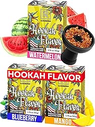 Blueberry Watermelon Mango Hookah Flavors Set - 3 x