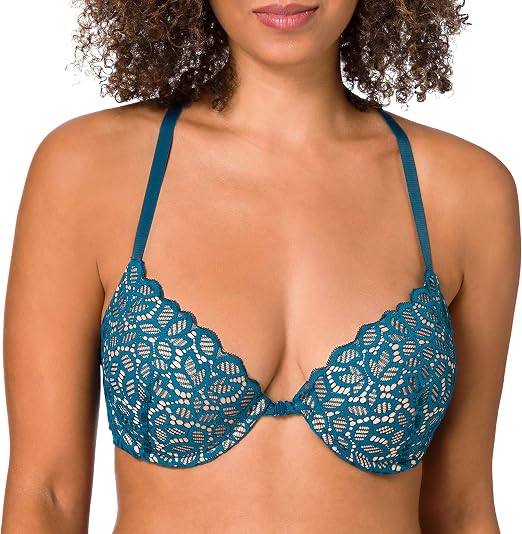 Soutien-gorge Push-up Iris & Lilly En Microfibre - Bonnets Rembourrés Amovibles - Bretelles Ajustables - Confort Et Maintien Léger