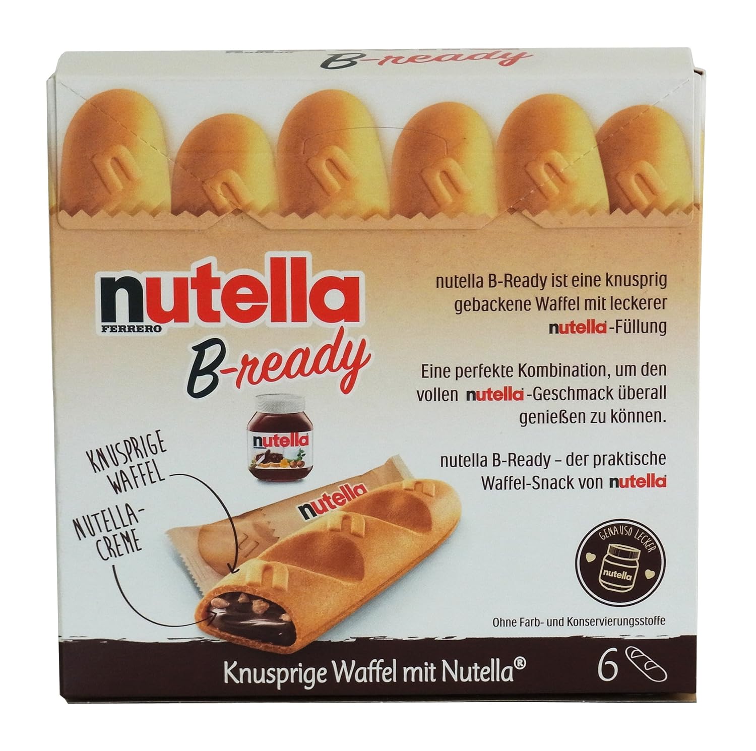 nutella bready calories