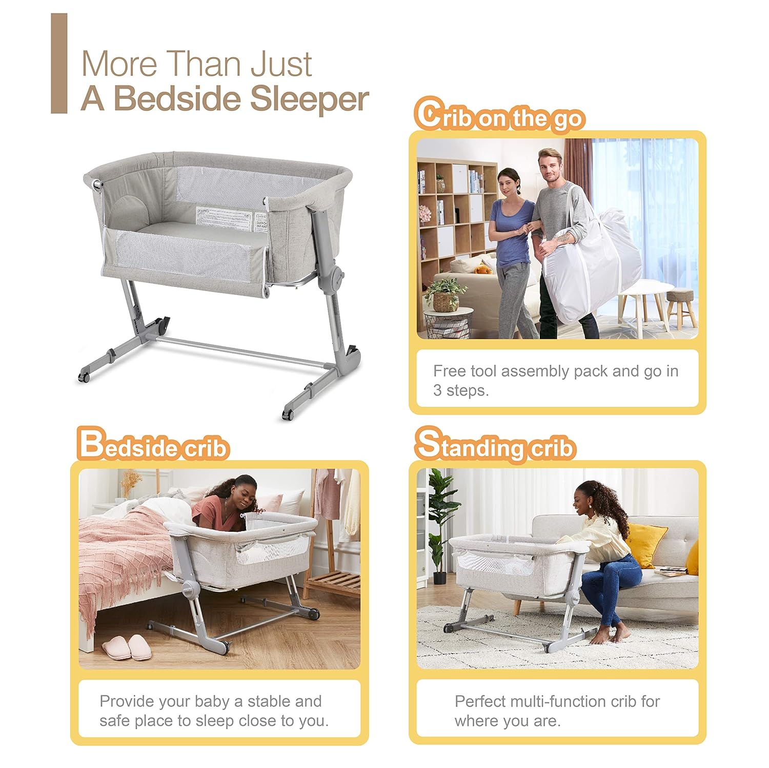 unilove bedside sleeper