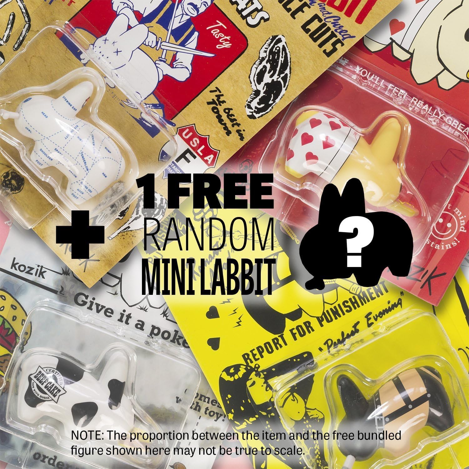 Yummy Molly Mallow The Dipped Marshmallow: ~13" World Plush Series + 1 Free Official Kidrobot Labbit Mini-Figure Bundle