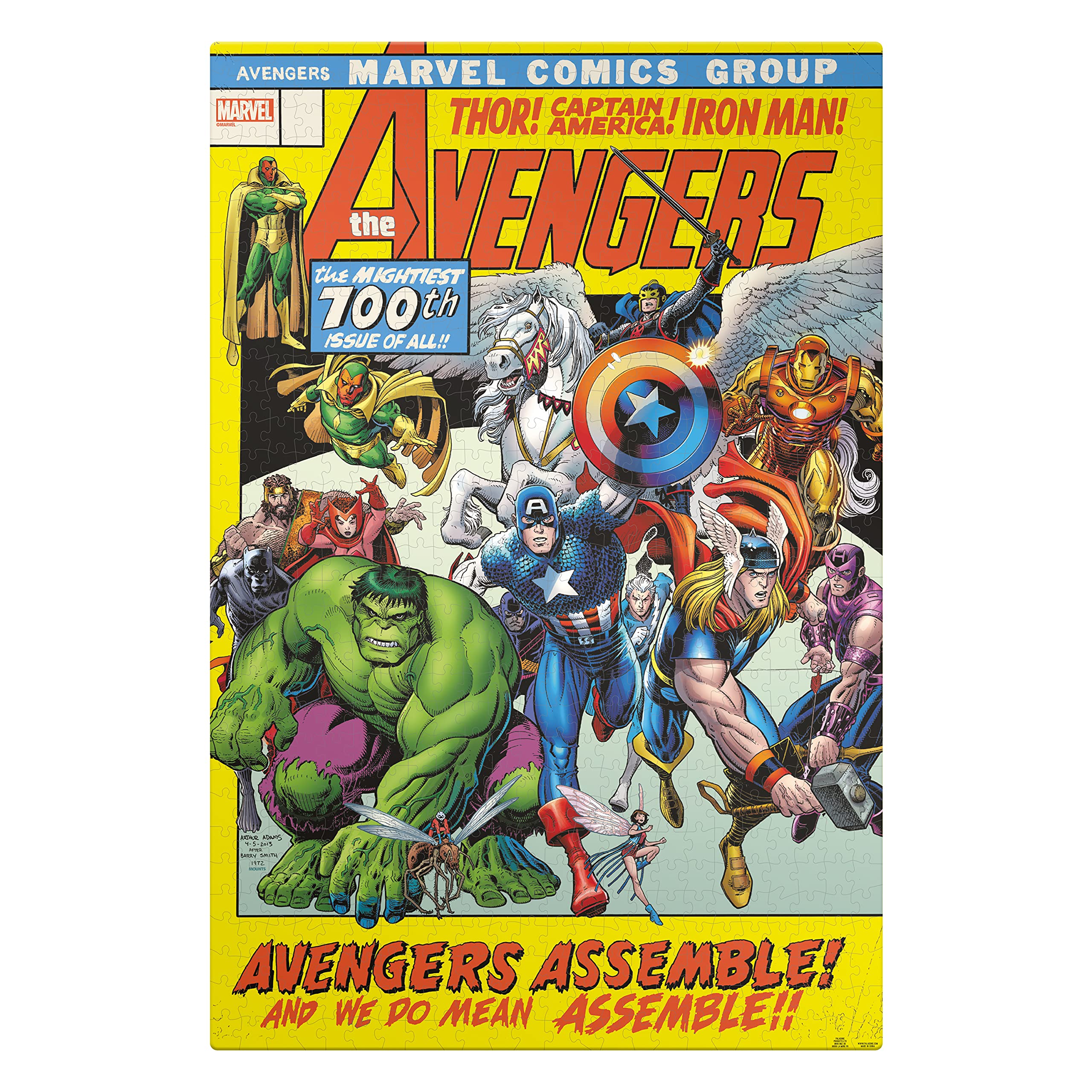 Paladone Marvel Comics 750pc Jigsaw Puzzle | Officially Licensed Superhero Merchandise