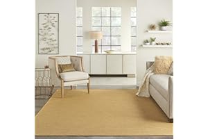 Nourison Positano Indoor/Outdoor Yellow 5' x 7' Area Rug, Easy Cleaning, Non Shedding, Bed Room, Living Room, Dining Room, Backyard, Deck, Patio (5x7)