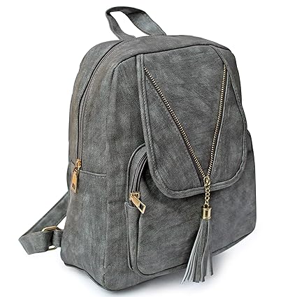 TIED RIBBONS Womens Faux Leather Multicolour Backpack
