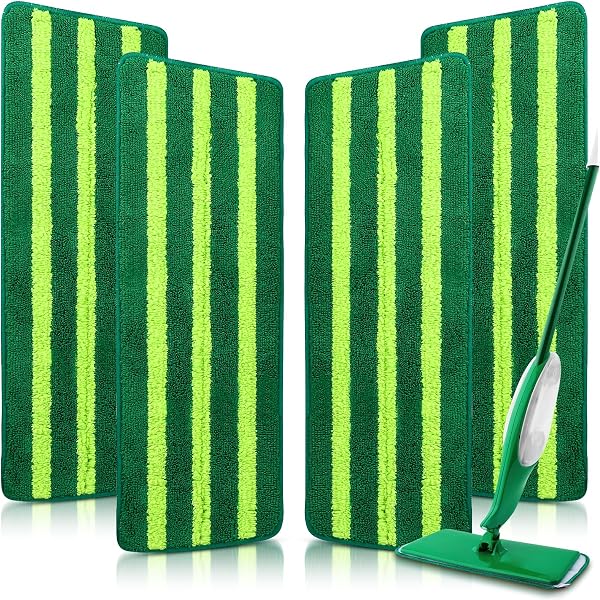 6 Pack Reusable Microfiber Refills For Libman Freedom Spray Mop – Machine Washable, Long-Lasting Pads (No Handle)