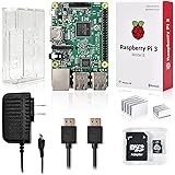LoveRPi Raspberry Pi 3 Complete Starter Kit - Clear Case